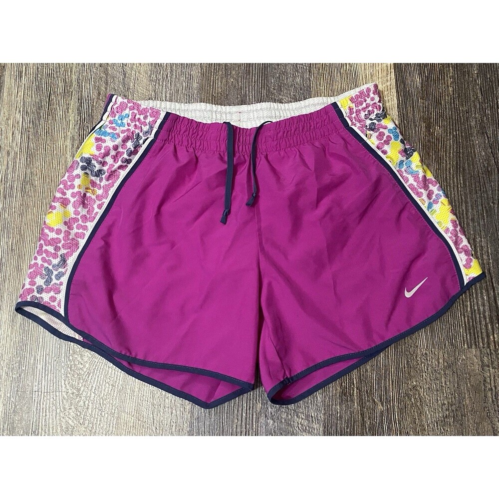Nike Dri-Fit Womens Small Running Shorts Pink Lined Athletic